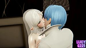 Give The Bride Frieren A Happy Kiss, Oral, And Creampie!