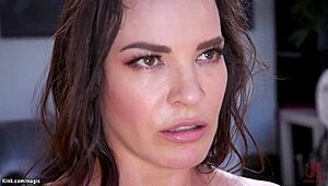 Stepmom guides bound teen through intense anal session