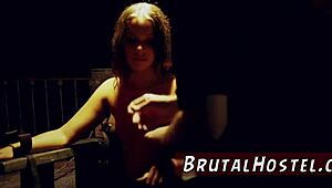 pretty teen gets extreme rough double anal fuck hd while waiting impatiently