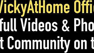 Milf Blonde Vicky Vette Rubs Her Juicy Pussy To Intense Orgasm