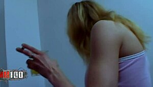 very ugly bitch gets her ass pounded hard