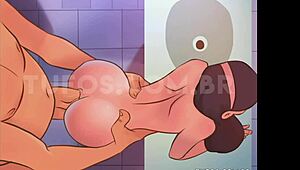 Anime girls endure intense scenes firmly in hentai