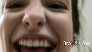 Rissa May's Curvy Stepsis Rides with Big Tits in POV Fucking!