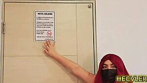 modeling for my friend in hotel, we get so aroused