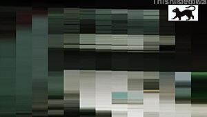 Watch the neighbor going about her daily activities in the neighborhood