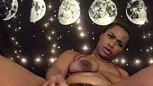 lolabug creams on dildo in pink bikini!