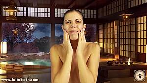 Day 1 of face fitness with julia v earth the new experience