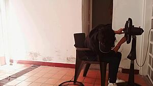 Colombian babe gives oral and assfucking in gratitude for repair part 1.