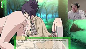 I defeated Tsunade and now she's in this uncensored hentai blowjob threesome