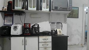 latina with big ass menstruates during wild masturbation session