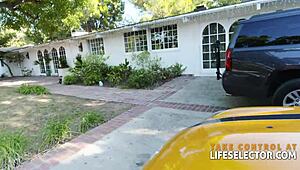 Watch Cherrie Deville get her deepthroat and pussy fucked hard in doggystyle?