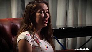 Big Tits Girl Fucks 5 Strangers With Cum Swallows