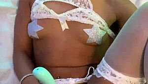 Butt Plugged Petite 18+ Cutie Cali Caliente Cums Hard in Missionary