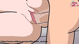 boruto and hanabi in wild animated hentai action tonight