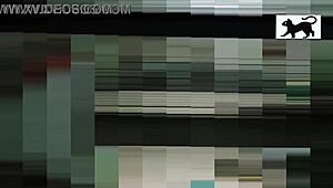 Watch the neighbor going about her daily activities in the neighborhood