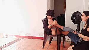 Colombian babe gives oral and assfucking in gratitude for repair part 1.