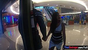 thai amateur teen girlfriend messing around with vibrator toy