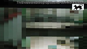 Watch the neighbor going about her daily activities in the neighborhood