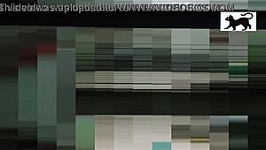 Watch the neighbor going about her daily activities in the neighborhood