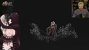 Anime Game Featuring Nun With Pussy Masturbation And Facial Cumshot