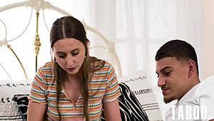 Laney Grey clears his mind with blowjob