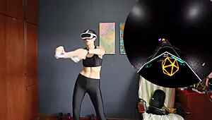 my vr exercises with dancing workout