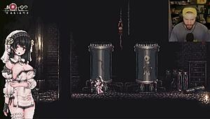 Anime Game Featuring Nun With Pussy Masturbation And Facial Cumshot