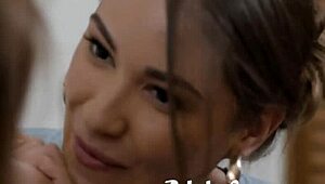 latina travel agent adria rae scissoring juicy pussy with gizelle blanco