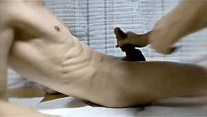 Real cock massage leads to orgasm!