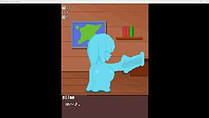 i'm in this game where slimes love sex dont you know i decided to have a pet slime with blowjob monster cock cumshot huge part 1