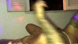 Pattyzinha drinks beer while pounding cock in soft ass