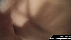 Oily BBW Gropes Her Juicy Pussy and Big Boobs!