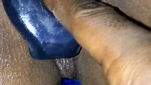 pussy and anal play with toys, so hardcore and wet