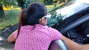 she starts sucking in broad daylight. wants to get pounded downtown with a voyeur watching us.