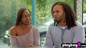 black swinger couple, wanna fuck with other couples?