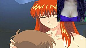 A loving milf and her stepson share a sensual moment - Hentai Uba
