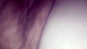 wife with her pussy in a personal intimate moment