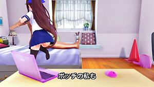 Intense Anime Hentai Outdoor Sex With Toys In Fantia Part 1