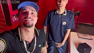 Young Brazilian Novinho Offers His Ass To The Black Favela Uber Driver In This Amateur Gay Scene