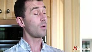 kitchen encounter with step sibling sideways