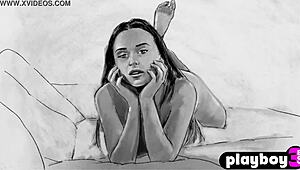 Perfect Babe Strips Naked on Sofa, Loving Every Second