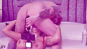 Louise Lee gets nasty, stuff cream in ass, piss in mouth backstage