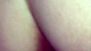 A young blonde woman takes a deep throat and receives a facial from a large homemade cock
