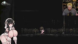 Anime Game Featuring Nun With Pussy Masturbation And Facial Cumshot