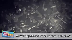 Blonde cutie orgasming in her room with toys