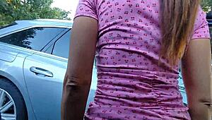 she starts sucking in broad daylight. wants to get pounded downtown with a voyeur watching us.