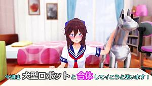 Intense Anime Hentai Outdoor Sex With Toys In Fantia Part 1