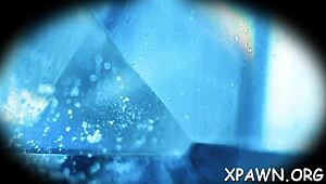 A big hard penis pushes inside a slutty amateur