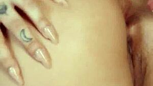 stole dildo leads to fisting and blowjob play