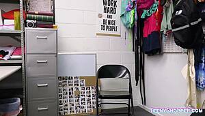 Thief nadia rides rusty nails